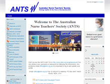 Tablet Screenshot of ants.org.au